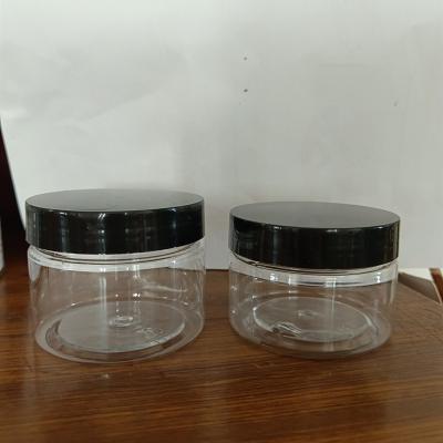 China 100ml 120ml Pet Cosmetic Jar Pet Food Grade Cosmetic Containers With Lids for sale