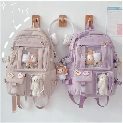 China Waterproof nice fashionable school bags for girl teens school backpack for students campus school premium backpack for sale