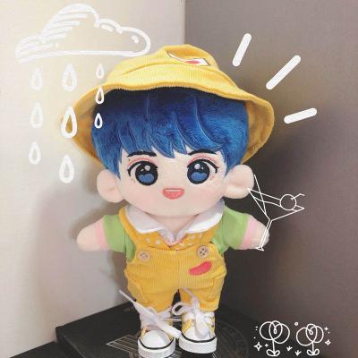 China Fashion News Lovely Stand Korean Style Star Doll Kpop Plush Idol Doll Custom Small Korean Custom Plush Dolls for sale