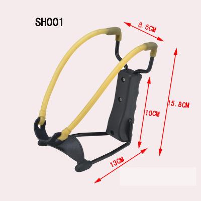 China Folding Wrist Support Latex Band Metal Slingshot Natural Hunting Games SH001 for sale