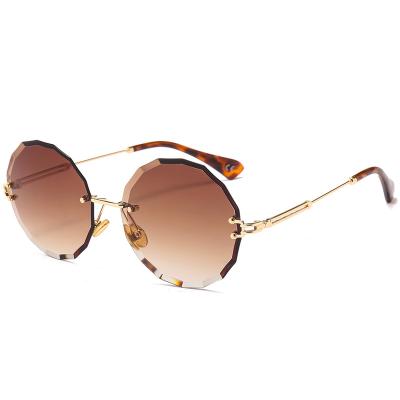 China Fashion Designer Sunglasses Custom Shades Metal Round Frame Polarized Sunglasses For Men And Women for sale