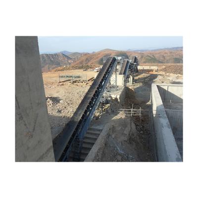 China Construction worksÂ   Easy Maintenance Large Capacity PVC Conveyor Belt Conveying System for sale