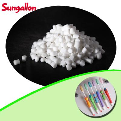 China Sungallon TPE TPR Resin Raw Materials for Brush Handle Teeth Brush Overolding onto PP for sale