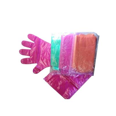 China Livestock epidemic prevention/professional production transparent colorful disposable veterinary gloves livestock breeding for sale