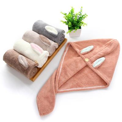 China Private Label QUICK DRY Hair Drying New Twist Microfiber Hair Towel Quick Dry Wrap For Women for sale