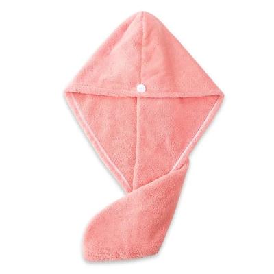 China QUICK DRY Magic Super Absorbent Microfiber Women Hair Drying Hat Hair Towel Shower Towel Quick Dry Towel Bath Cap For Grill Frying Hair for sale