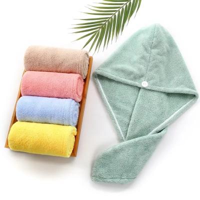 China QUICK DRY Micro Fiber Ladies Shower Soft Hair Drying New Quick Drying Hair Towel for sale