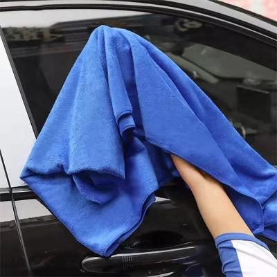 China Custom made high end micro fiber edgeless car window cleaning towel viable for cars for sale