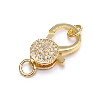 China Genuine Copper Plated / Real Alloy Gold Plated Plated Swivel Clip Earring Jewelry Making Parts Clasp For Bag Heart Lobster Clasp Key Chain Private Parts Piercing Jewelry for sale