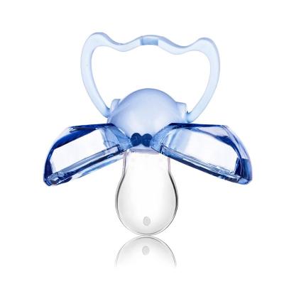 China 2019 New Design Bpa Defensive Stance Utensils Silicone Baby Dust Proof Infant Teething Pacifier for sale