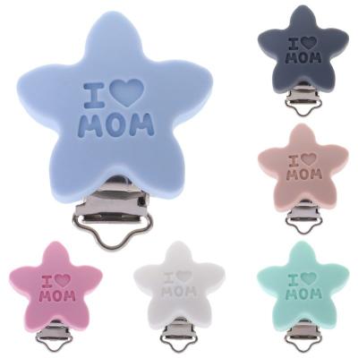 China 2019 New Safety Baby Product Personalized Custom Silicone Baby Pacifier Clip Holder Infant Teether Toy for sale