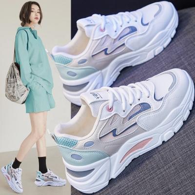 China New Breathable Women Running Shoes Dad Shoes Breathable Lace Up Sports Shoes Women Sneakers Sport Sneakers Zapatillas Mujer de femme for sale