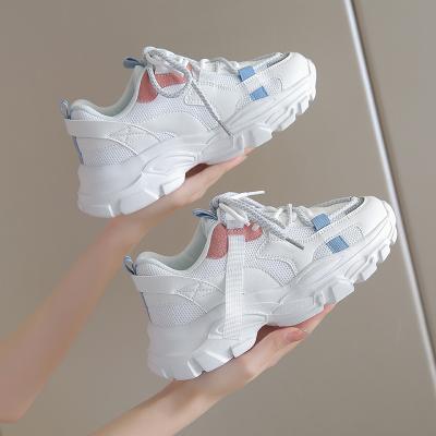 China Fashion trend women shoes ladies lace up sneakers women walking shoes female casual shoes spring new fashion shoes for women 2022 casual for sale