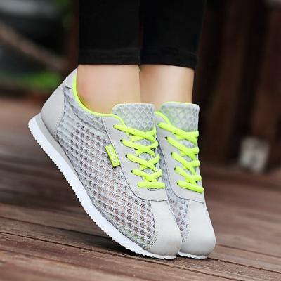 China 2022 Fashion Summer Women's Sneakers Trend Shape Mesh Sport Design Walking Shoes Breathable Casual Female Shoes Zapatillas Mujer for sale