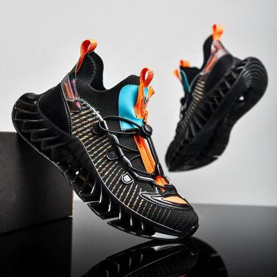 China Cushioning Luxury Male Sports Shoes Men's Blade Shoes Breathable Men's Sneakers 2021 New Fashion Zapatos Mens Running Shoes Sneakers for sale