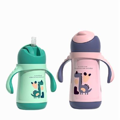 China Factory Sales Viable Baby 304 Stainless Steel Baby 304 Stainless Steel Thermos Wholesale Newborn Cup Children Studying Cup for sale