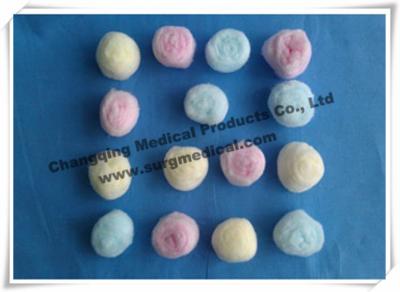 China Cosmetic Absorbent Cotton Balls 100 % Pure High absorbency Different size for sale