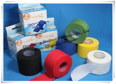 China Cotton Athletic Trainers Tape / Medical Adhesive Sport Injury Rigid Ankle Strapping Tape for sale