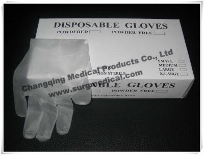 China EN455 Latex Free Synthetic Vinyl Gloves ,  PVC Medical Surgical Gloves  Fits Either Hands for sale