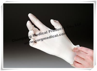 China Latex Medical Surgical Gloves Excellent Flexibility Strength Natural Rubber for sale