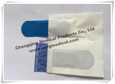 China Pilfer Proof Blue Fabric Plaster First Aid Refill / Metal Detectable Plasters Easy Application for sale