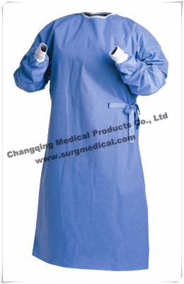 China Protective Non Woven Surgical Gown Lightweight Breathable SMS / SMMS for sale