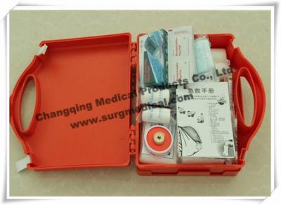 China Waterproof First Aid Kits Plastic Emergency Assistance HSE Complian With Carrying Handle for sale