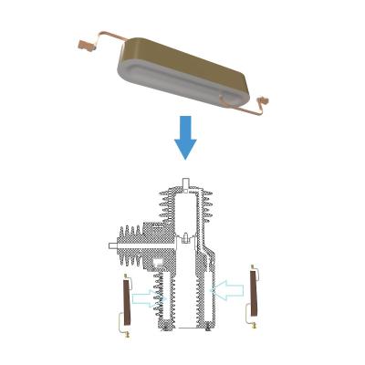 China Sensor Electronics Solution Long Power Industry Voltage Band Design Capacitor (ZW32 Drum Design and ZW68-PT Ring Design) for sale