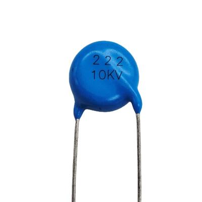 China X-Ray Machine 10KV 222M DISC 2200pF Capacitor For Electrical Circuit Board High Frequency DISC Ceramic Capacitor for sale