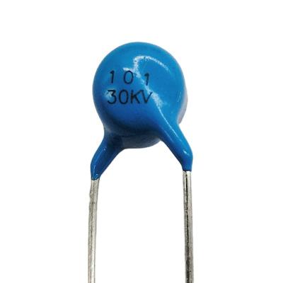 China X-ray machine high voltage ceramic disc capacitor 30KV 101K 100PF for X-ray machine CT medical equipment DIP capacitor for sale