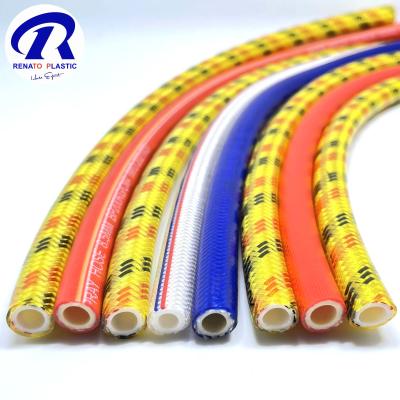 China Full Braided 8.5 Mm Agriculture Sprayer High Pressure Wholesale Customized PVC High Pressure Spray Hose for sale