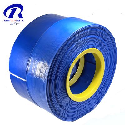 China High Quality Flexible Working Life Light/Durable/Soft Water Pump Irrigation Hose High Pressure/Long Time Discharge PVC Layflat Hose for sale