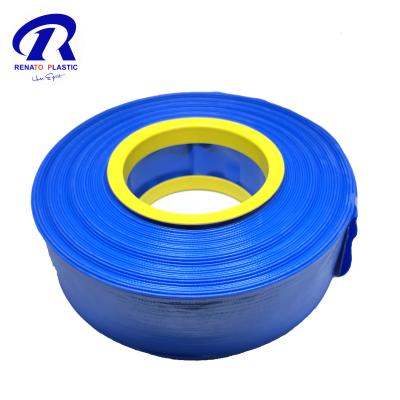 China Light/Durable/Blue Red Inch Working Life Factory Price High Pressure/Long Time 2 3 Inch 4 Inch PVC Layflat Hose Layflat High Pressure Hose 4 Inch for sale