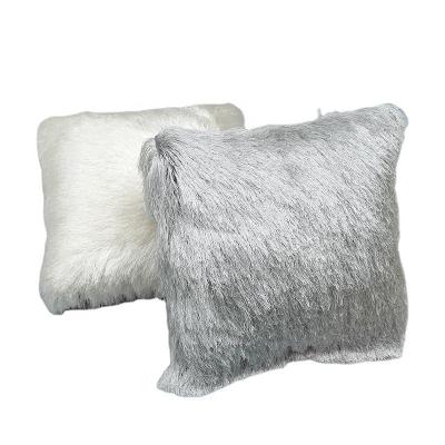 China Home Washable Decorative Dahlia Simple Long Hair Classic Pillow for sale