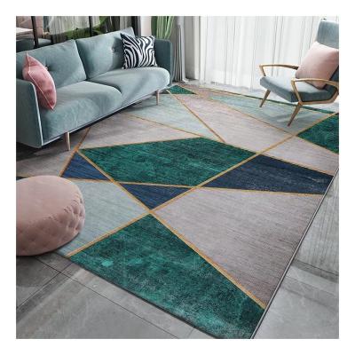 China Custom Size Washable 3D Living Room Printed Polyester Blanket Carpet Rugs for sale