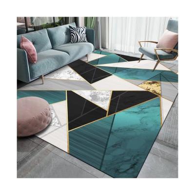 China The Beautiful Washable High Definition Customized Size Nonwoven Floral Printed Rug for sale