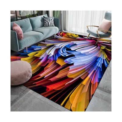 China Newcomer modern simple washable style super soft super soft digital printed rug for sale for sale