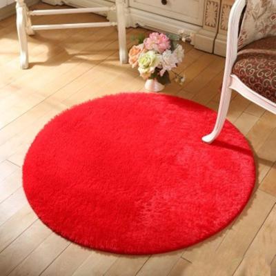 China Factory Price New Arrival Stain Resistant Shiny Microfiber Polyester Silk Shaggy Blankets for sale