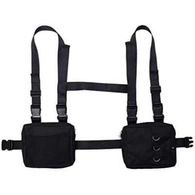 China Wholesale Polyester Rig Bag Tactical Waist Packs Hip Bag Shoulder Chest Bag For Men for sale