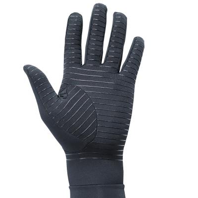 China Copper Nylon Full Fingers Copper Nylon Compression Therapy Arthritis Gloves for sale