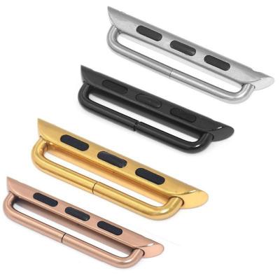 China Unique High Quality Watch Band Accessories Metal Hooks Watch Connector For Apple Watch Strap Adapter for sale