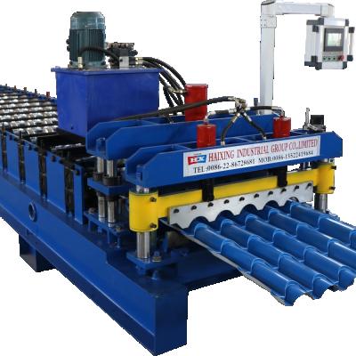 China Automatic Trapezoidal Wall Sheet Roof Panel Machine Color Steel Sheet Roll Forming Machine for sale