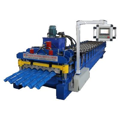 China High Production Speed ​​Construction Building Material Galvanized Glazed Roof Roll Forming Machine for sale