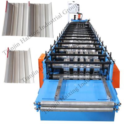 China Building Panel Roof Tiles Making Roll Forming Machine Roof Stand Seam Roll Forming Machine for sale