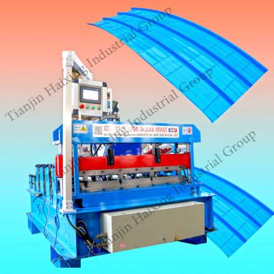 China Building Material Shops Bending Machine Price Roofing Sheet Roof Sheet Bending Crimping Machine for sale