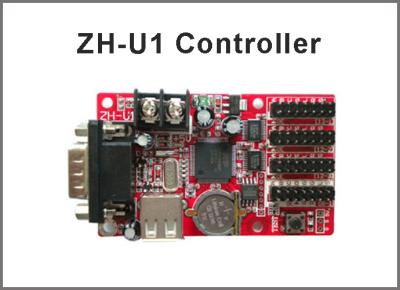 China 5V ZH-U1 programmable led display control system RS232+USB port single color:1024*32;672*48 dule color 512*32,320*48 for sale