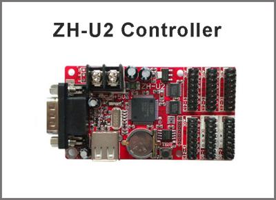 China 5V ZH-U2 P10 LED-Anzeigenmodul USB-Steuerkarteeinzelne/Doppelgroßleinwand-der farbeled Steuerkarte zu verkaufen