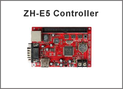 China zhonghang led controller card ZH-E5 256*640 pixel usb/serial/ethernet port p10 led sign led stage screen for sale