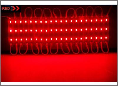 China Super Bright injection molding 5730 red LED Module 3 LEDS Light Waterproof For LED Channel Letter Advertising Sign for sale