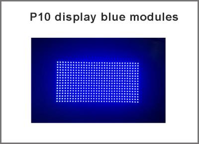 China El nuevo tablero llevado al por mayor P10 solo $ semi-al aire libre del módulo de la exhibición escoge la luz azul de la placa P10 en venta